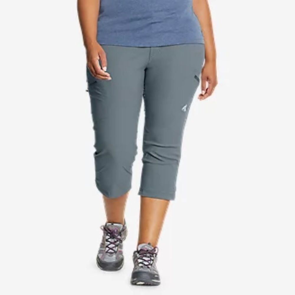 Eddie Bauer Guide Pro Capris size 10 Color: Graphite